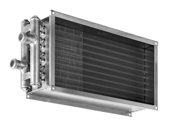 Охладители для прямоугольных каналов ZWS-W(водяные), ZWS-R(фреоновые) модель ZWS-R 600*300/3